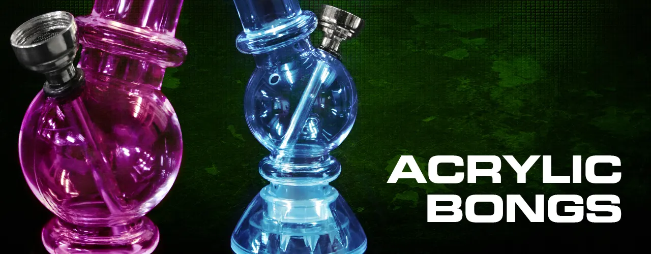 Buy a Bong in the UK, High Quality Glass, Acrylic Bongs